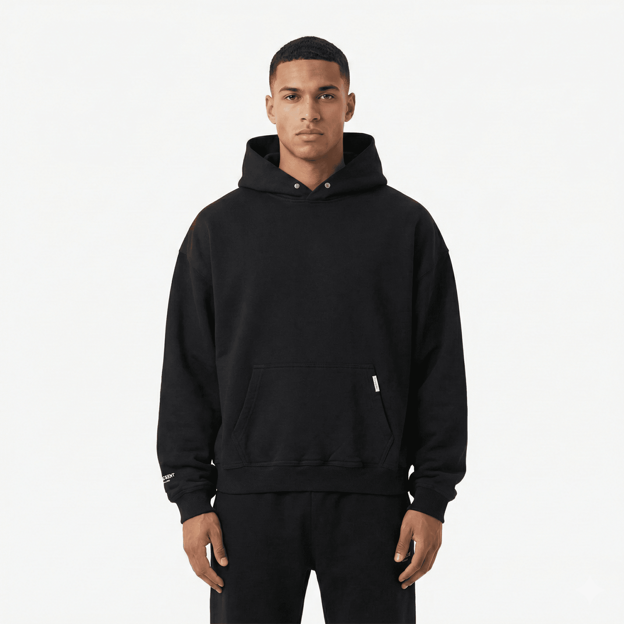 Black Logo Hoodie - alternate view